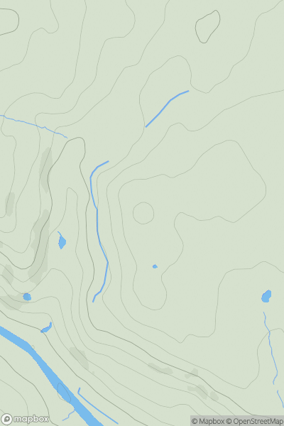 Thumbnail image for Sutton Hill [Shropshire] showing contour plot for surrounding peak